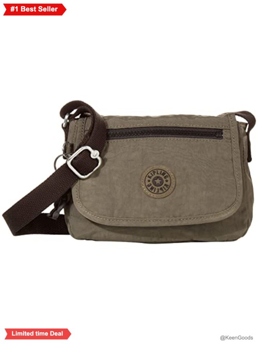 Kipling Sabian Mini Crossbody Bag Nylon Lightweight Everyday Travel Purse